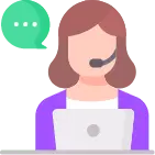 Timetics live chat support illustration