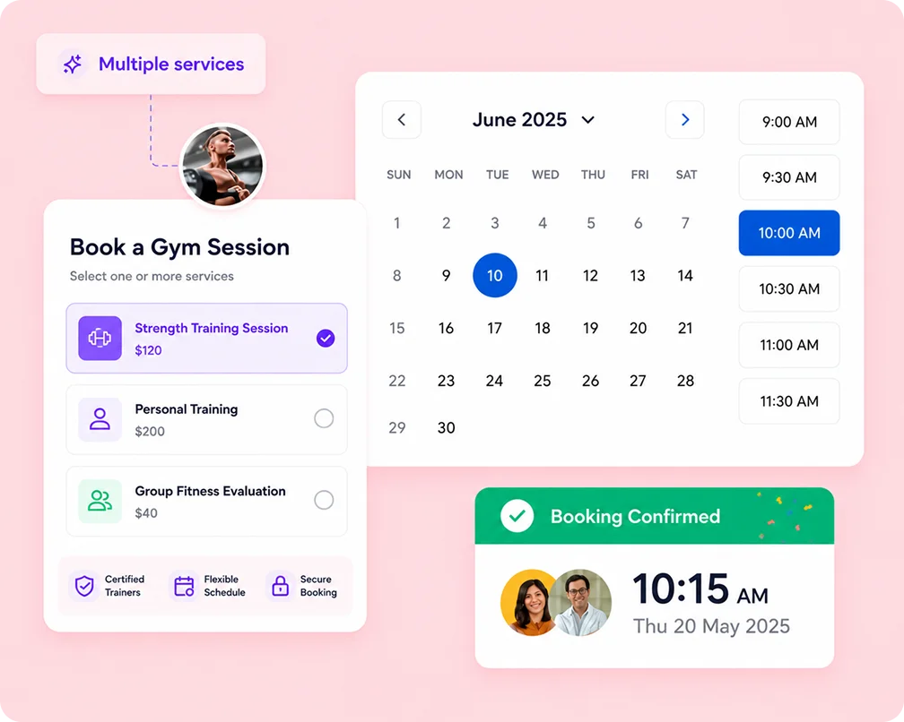 Sales-Driven Booking Pages