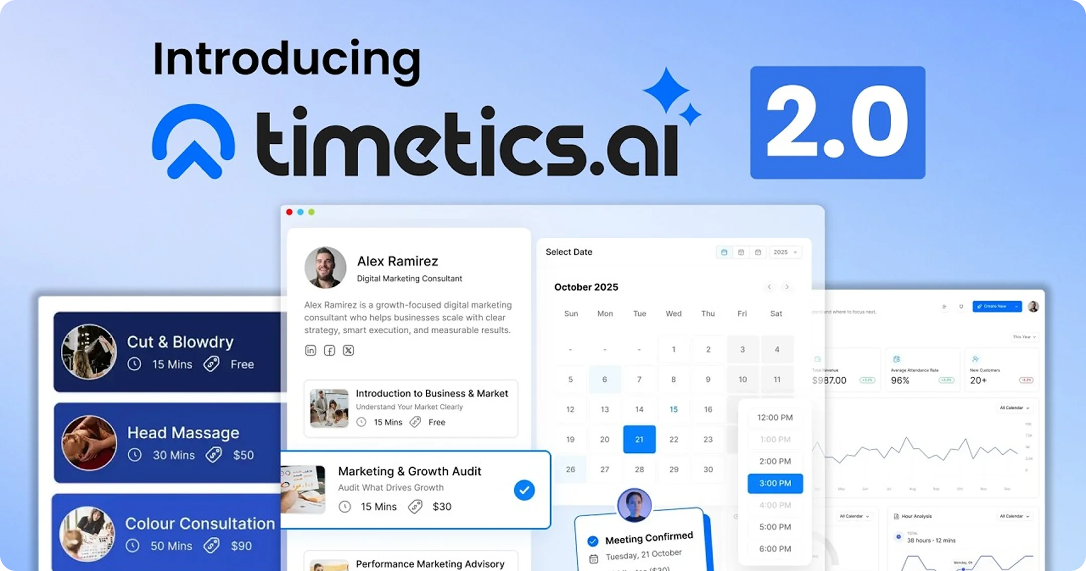 Introducing Timetics AI 2.0 dashboard