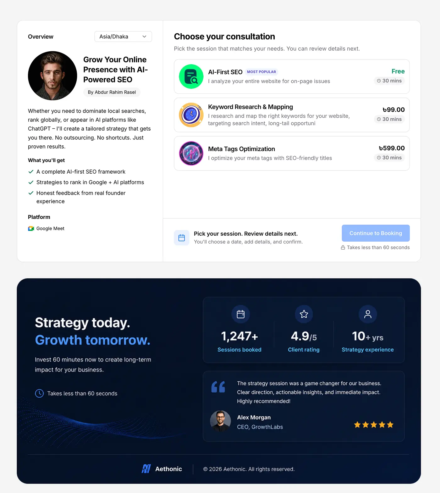 SEO Advisor & Consultant (Using Bkash)