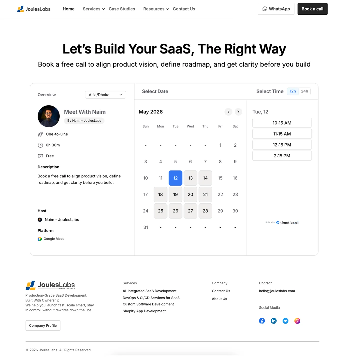 SaaS & AI Development Services