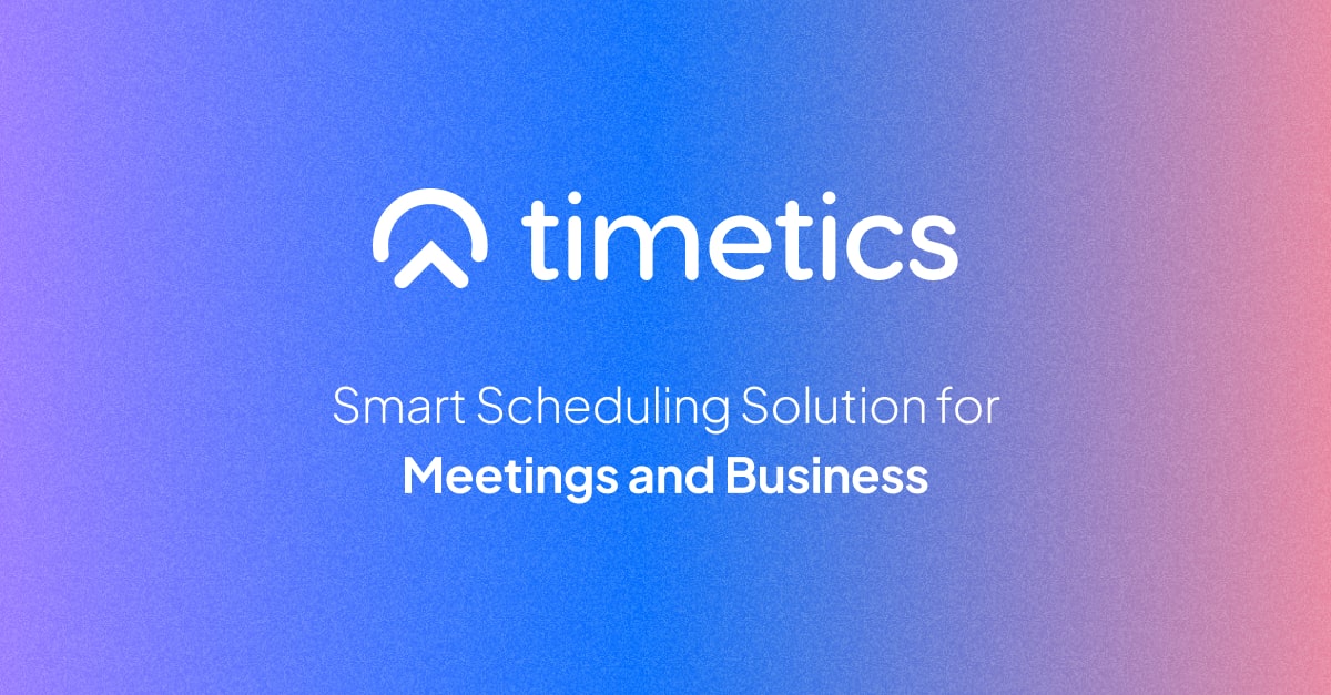 Smart Scheduling Solution for Meetings and Businesses