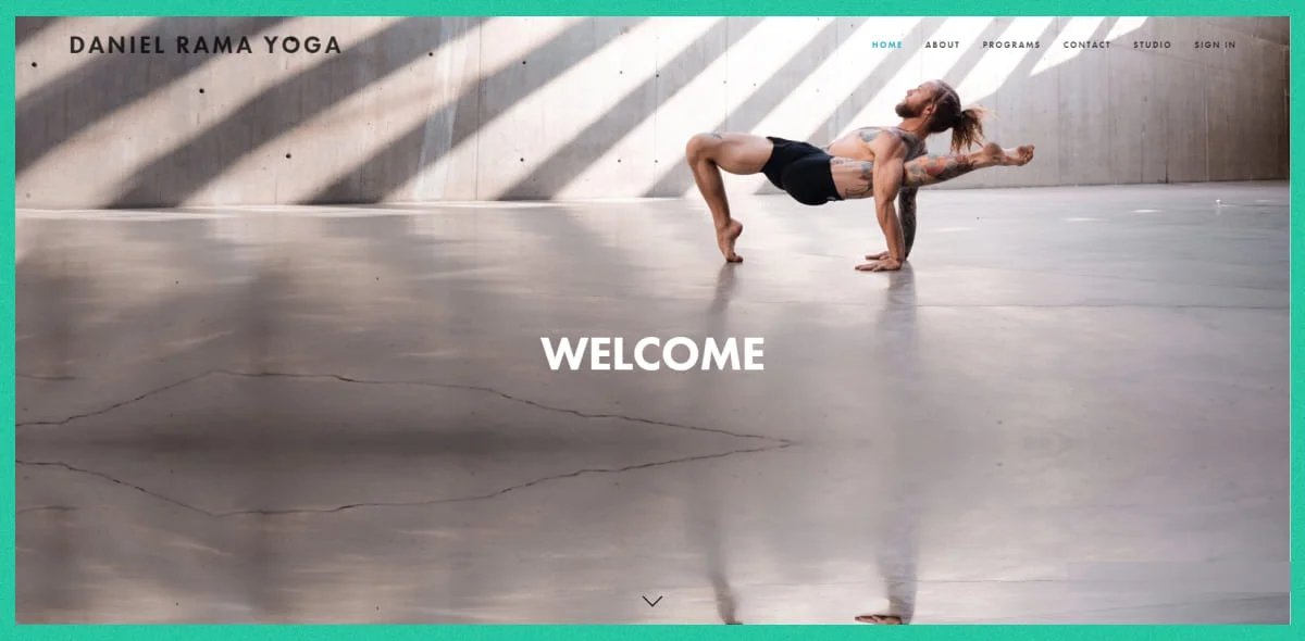 daniel rama men's yoga website examples