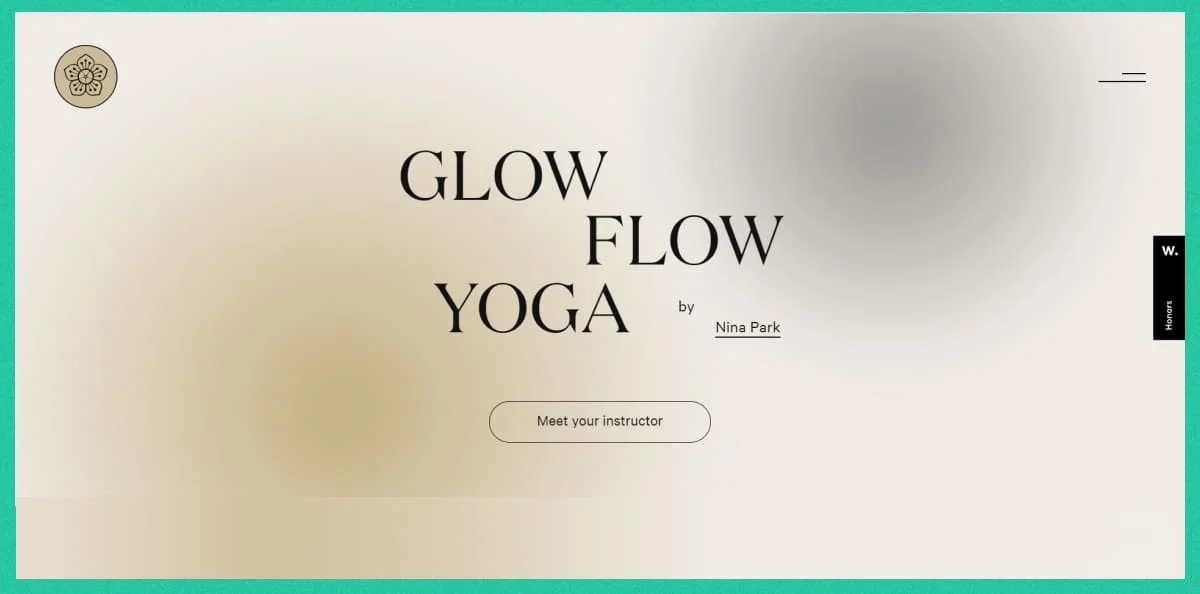 glow yoga academy website