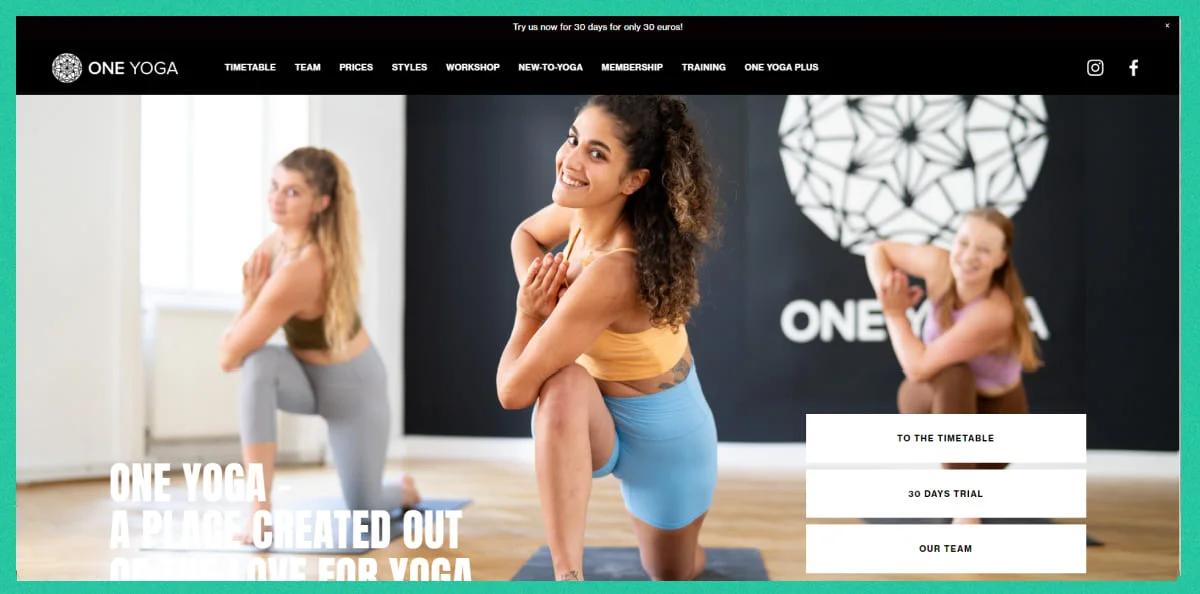 one yoga websites