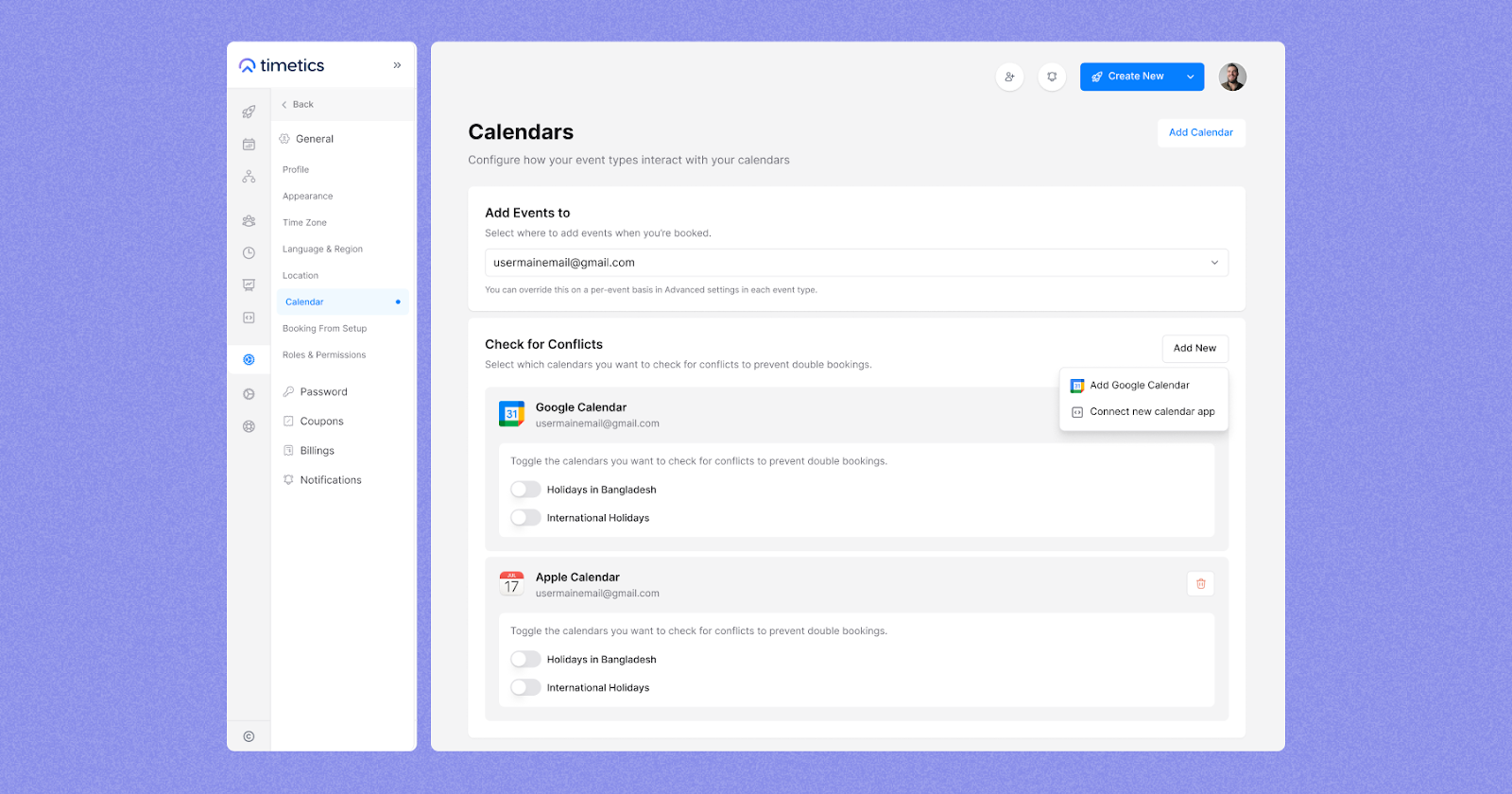 Calendar Sync for Conflict-Free Scheduling