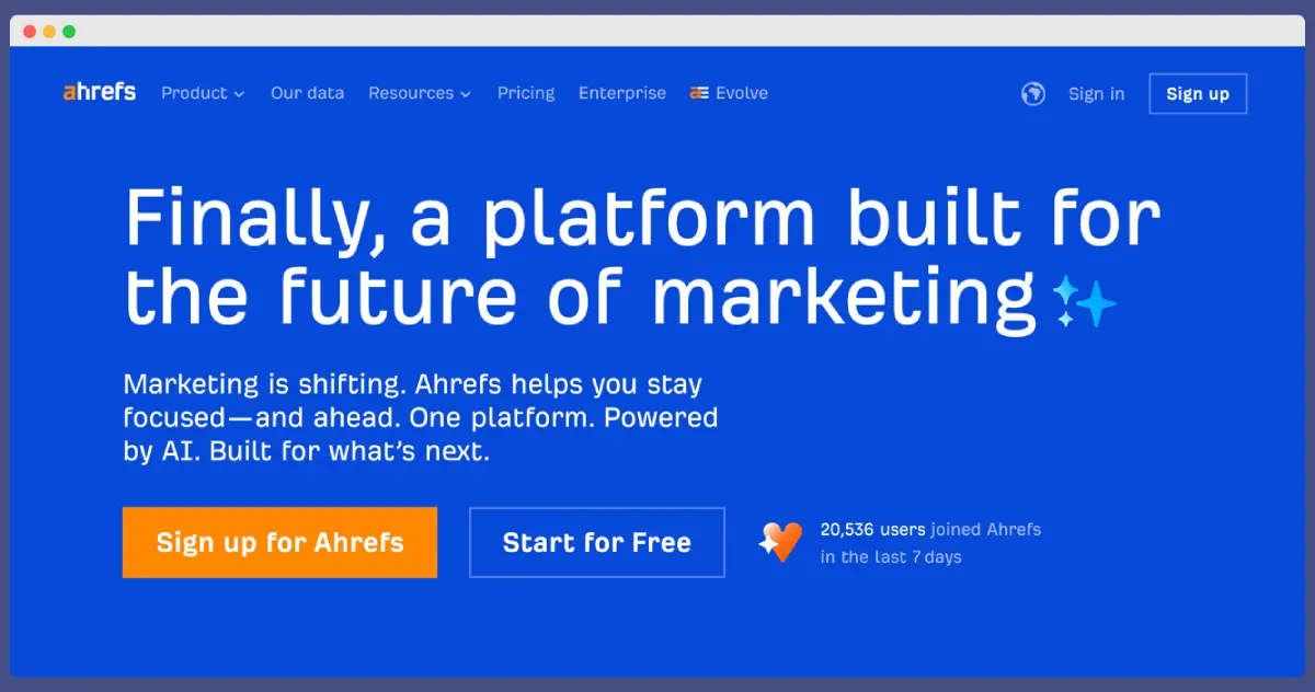 Ahrefs – best SaaS tool for SEO and content research