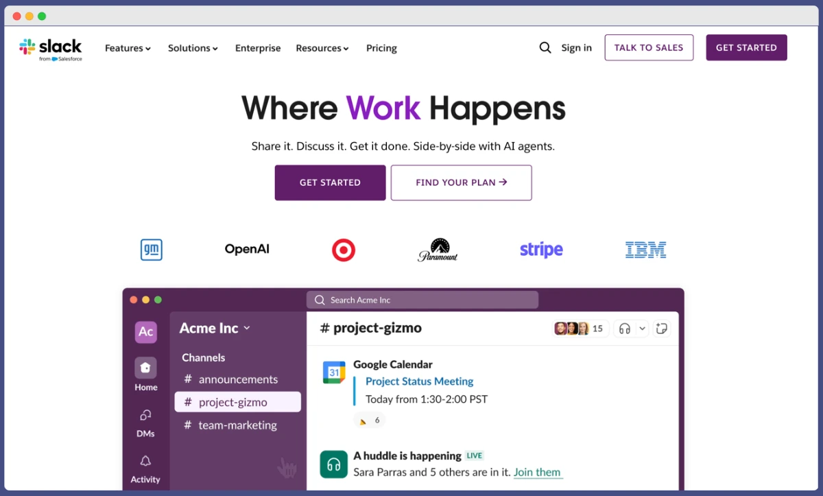 Slack – best SaaS tool for team communication and collaboration