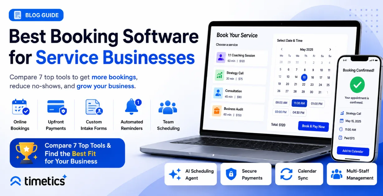   Best Booking Software for Service Businesses