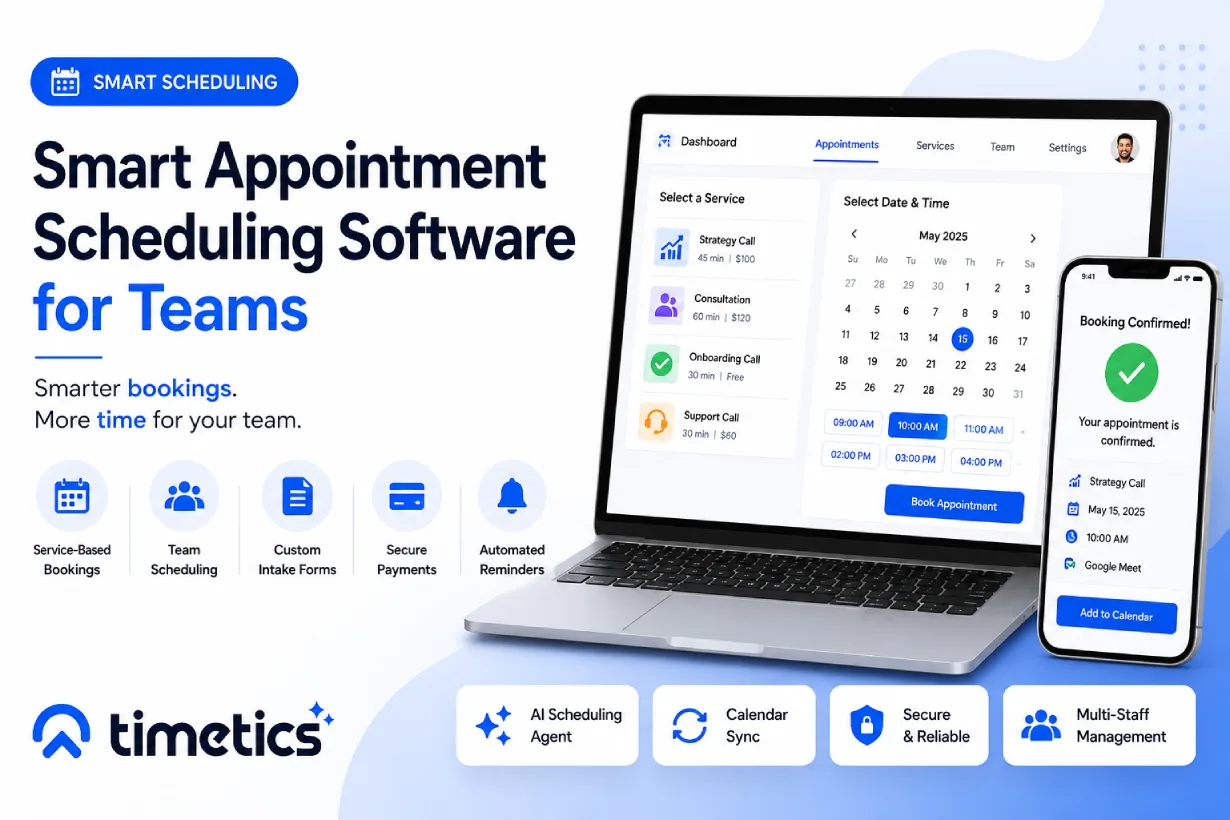 Smart Appointment Scheduling Software for Teams